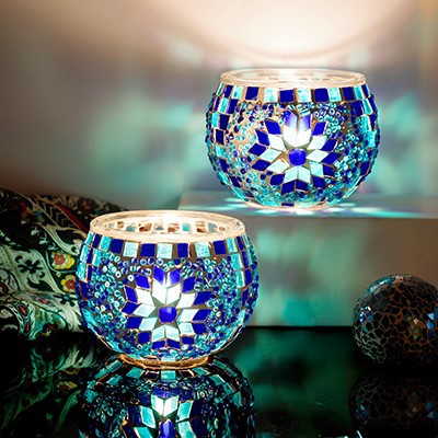mosaic glass candle holder mosaic glass candle holder