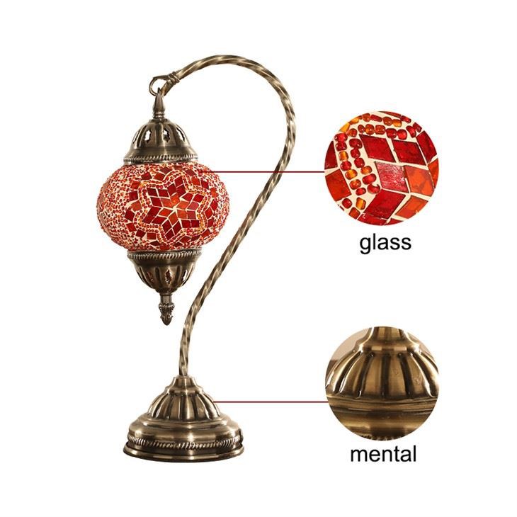 Colored Glass Table Lamps