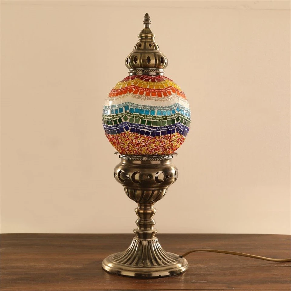 Mosaic Turkish Glass Desk Table Lamp