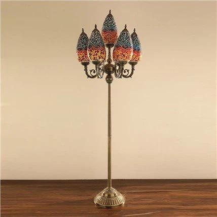 Moroccan Mosaic 7 Lights Floor Lamp