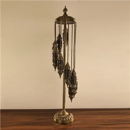 Turkish Mosaic Floor Lamp 9 Lights