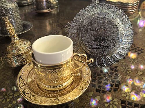 Marrakech Turkish Greek Arabic Coffee Serving Set